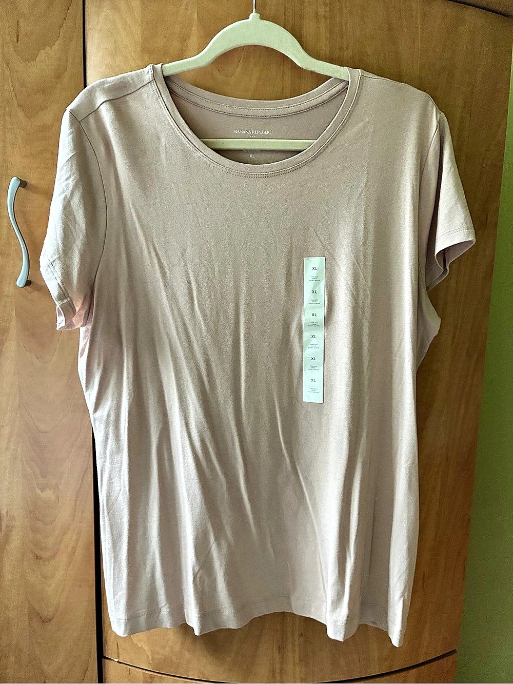 Banana Republic Timeless Tee Short Sleeve Tee in Pink XL NWT